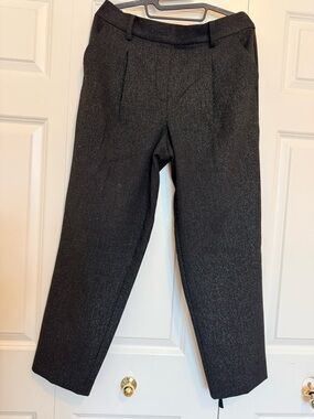 LOFT Black Sparkle Trousers